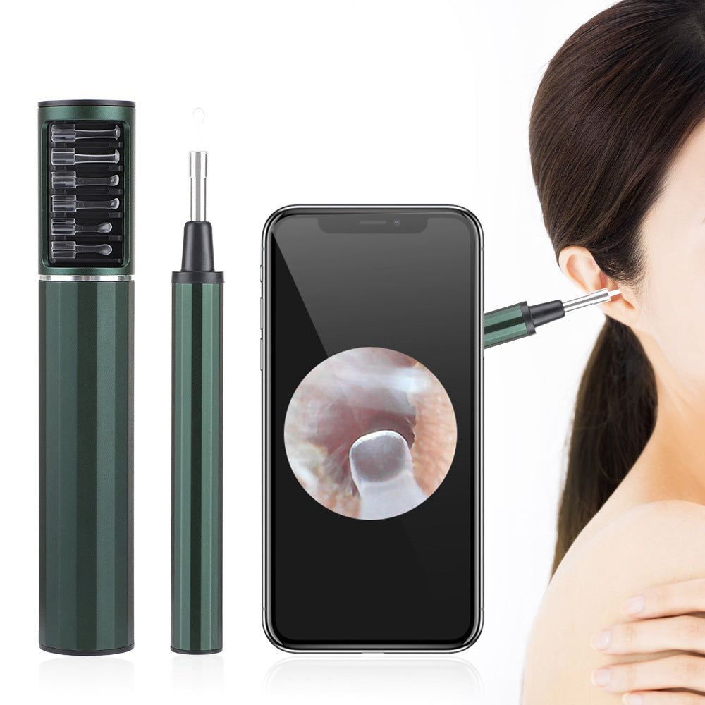 WiFi endoskop 3,9 mm synligt öronsked Luminous Ear Speculum HD öronplockarsticka