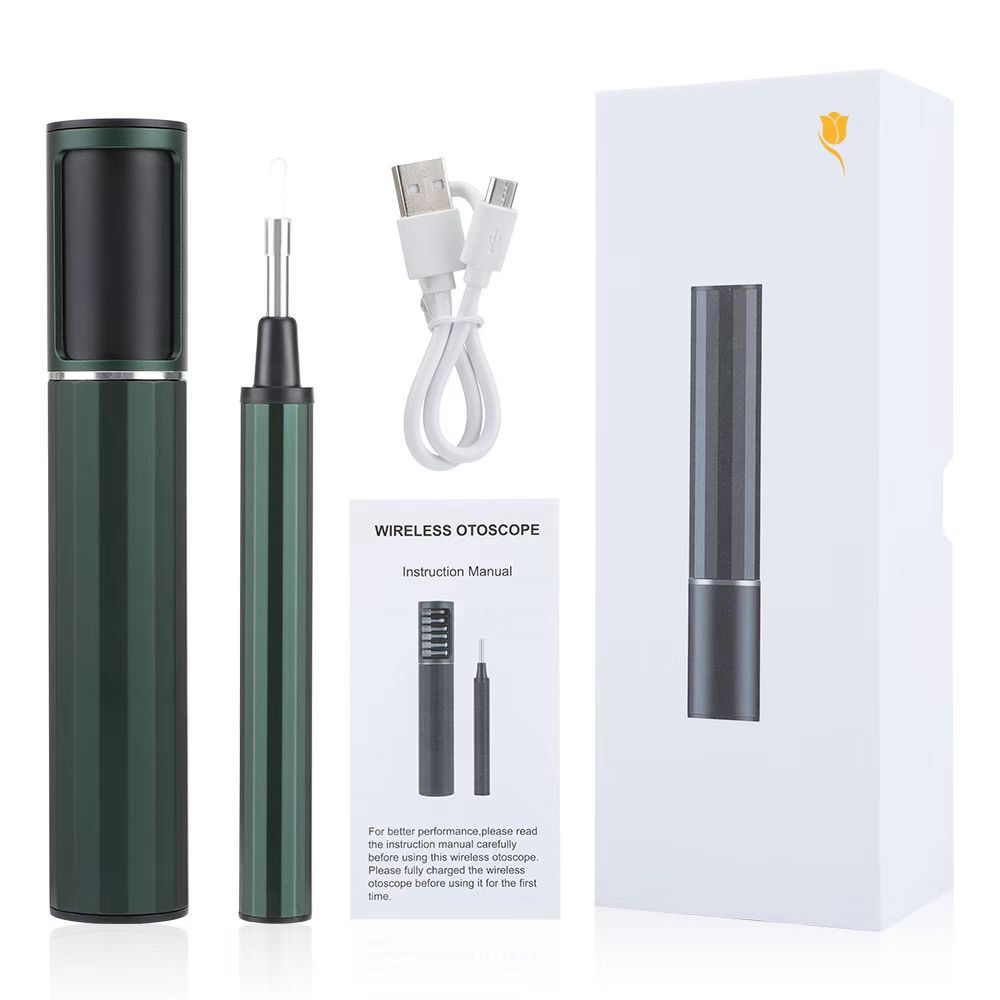 WiFi endoskop 3,9 mm synligt öronsked Luminous Ear Speculum HD öronplockarsticka