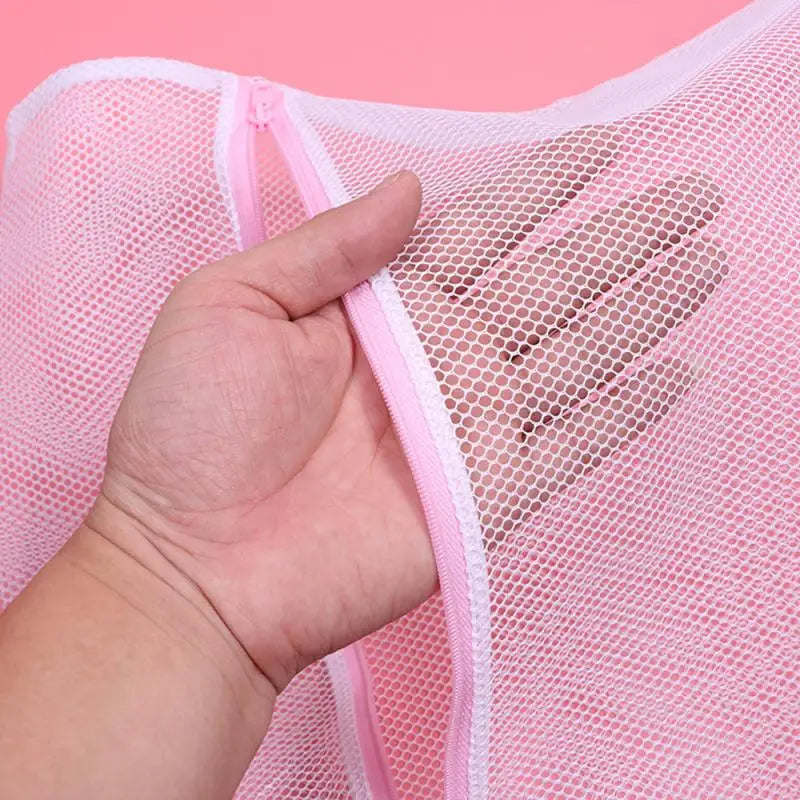 3 Storlek Polyester Mesh Tvättväska Polyester Tvättnätspåse För Underkläder Strumpa Tvättmaskin Påse Kläder BH-väskor
