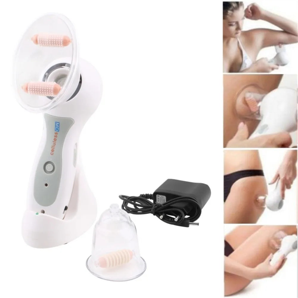 Cellulös kropp Djupmassage Vakuumburkar Anti-celluliter massager Terapibehandling Celluliter sugkopp