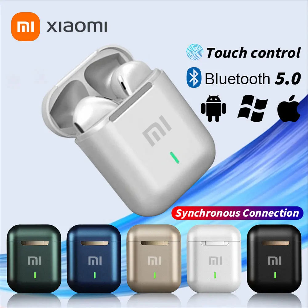 Xiaomi J18 trådlös hörlur HiFI In-ear Stereo med mikrofon Bluetooth Touch Vattentät brusreducerande.