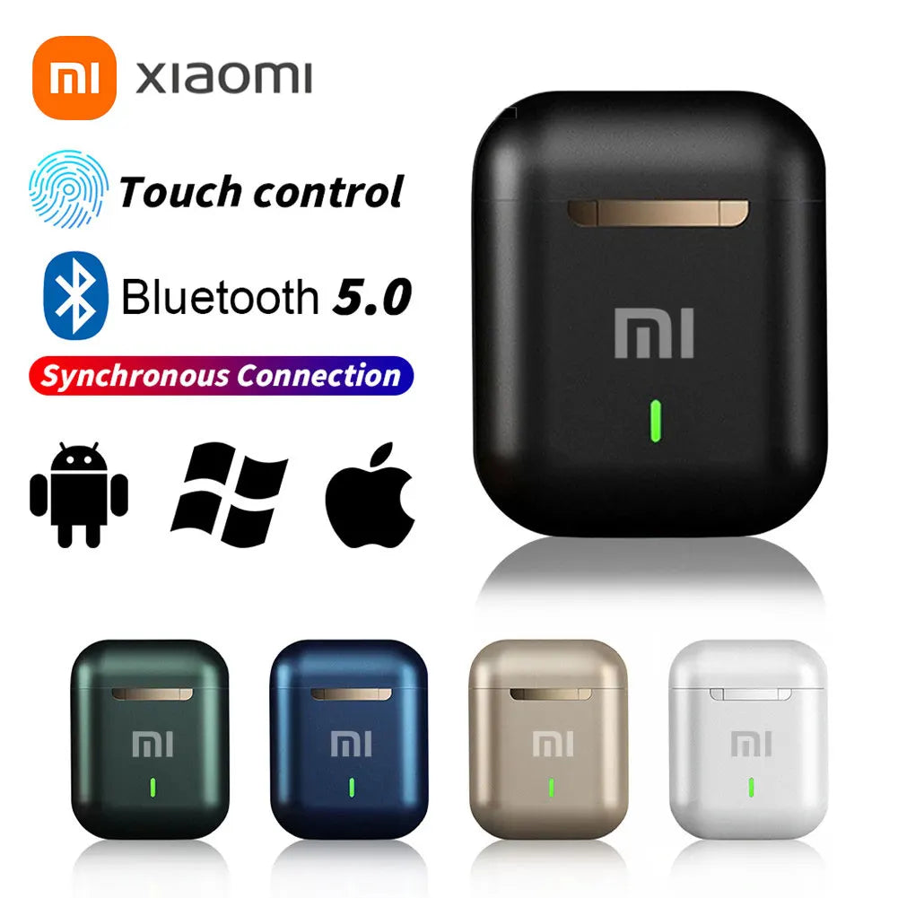 Xiaomi J18 trådlös hörlur HiFI In-ear Stereo med mikrofon Bluetooth Touch Vattentät brusreducerande.