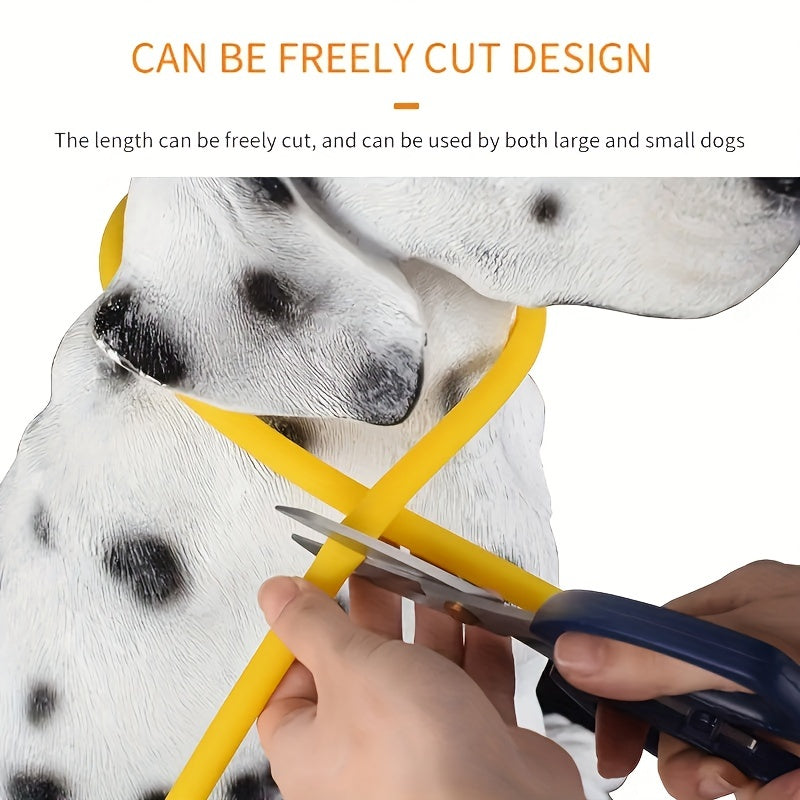 Hundhalsband med LED-ljus, helt lysande på natten, anti-förlust, USB-uppladdningsbart hundhalsband