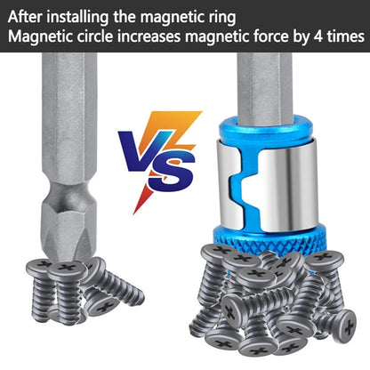 1 st magnetisk ring skruvmejselbits korrosionsskyddande stark magnetiseringsborr magnetisk ring