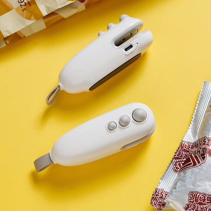 Handhållen mini påsförslutare