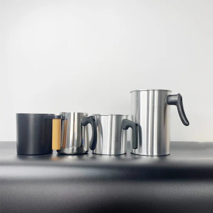 Ljusframställning hällgryta 32 oz dubbelpanna vax smältdegel 304 kanna i rostfritt stål med värmebeständigt handtag