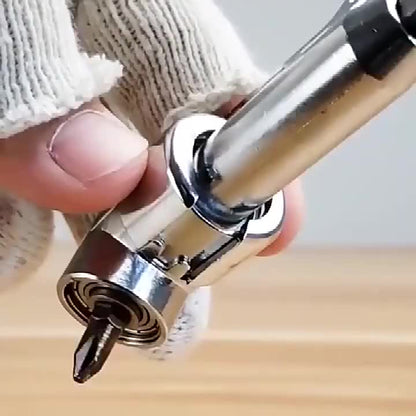 4 delar/set, slagkraftiga elhandverktyg, hylsnyckeladapter förlängningssats, 1/4" 3/8" 1/2" sexkantsborr, mutterdragare, bitssats + 105 graders vinkelmejsel, förlängningsskruvmejsel, borrtillbehör